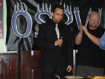 PRESENTER OSPW WOMAN'S WRESTLER OF THE YEAR TRIP